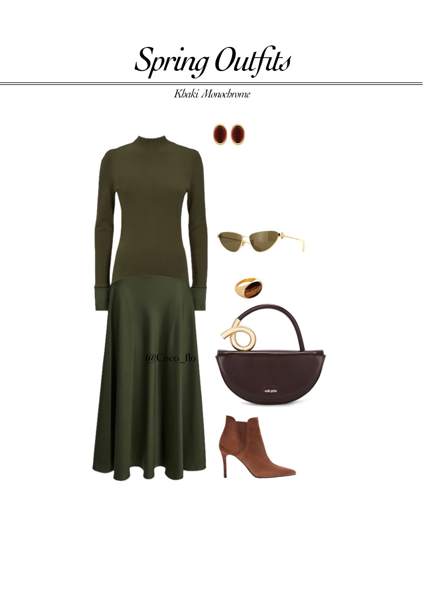 Spring outfits: Khaki monochrome 

#LTKfindsunder50 #LTKeurope #LTKstyletip