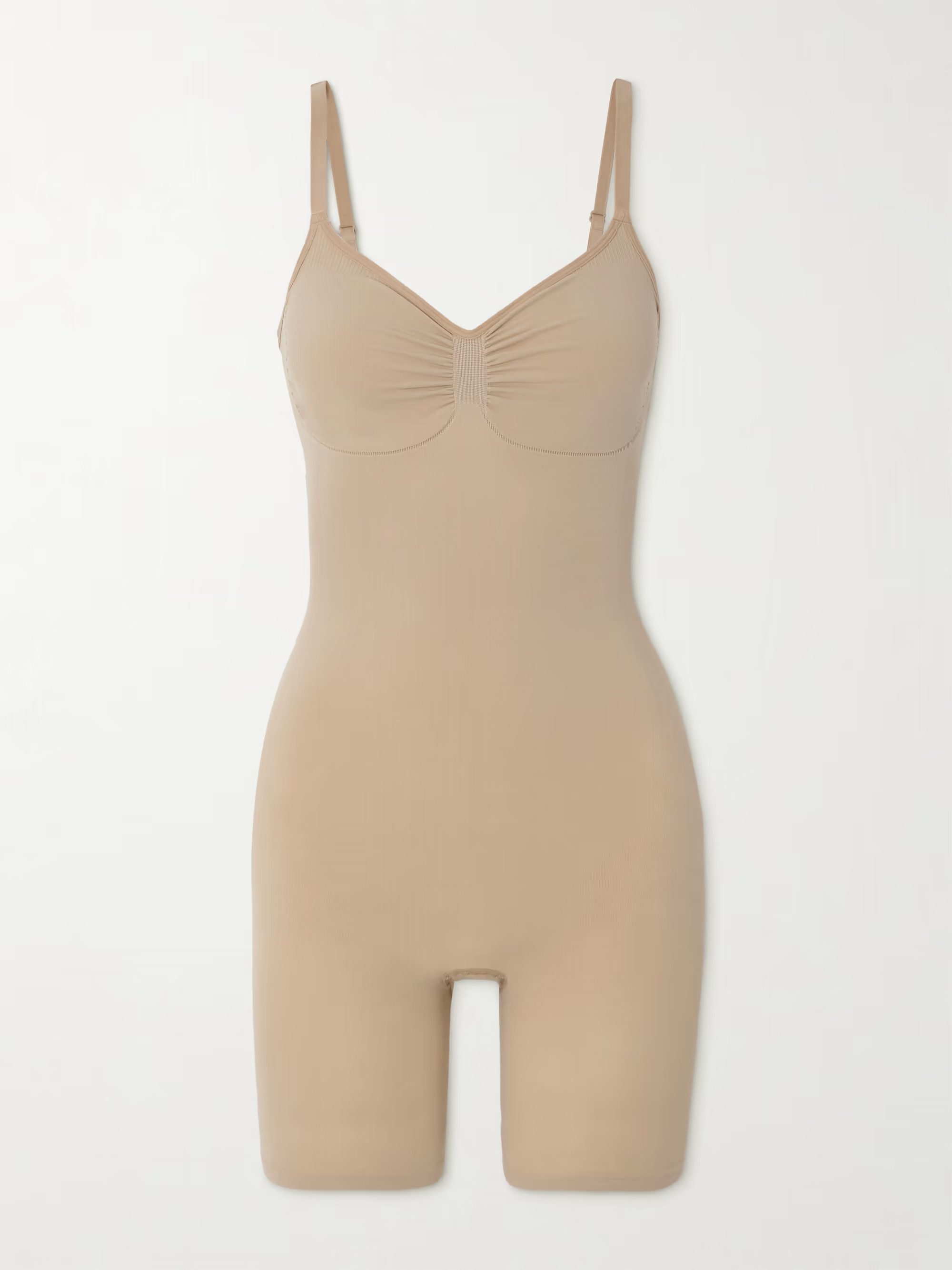Seamless Sculpt Mid Thigh Bodysuit - Clay | NET-A-PORTER (UK & EU)