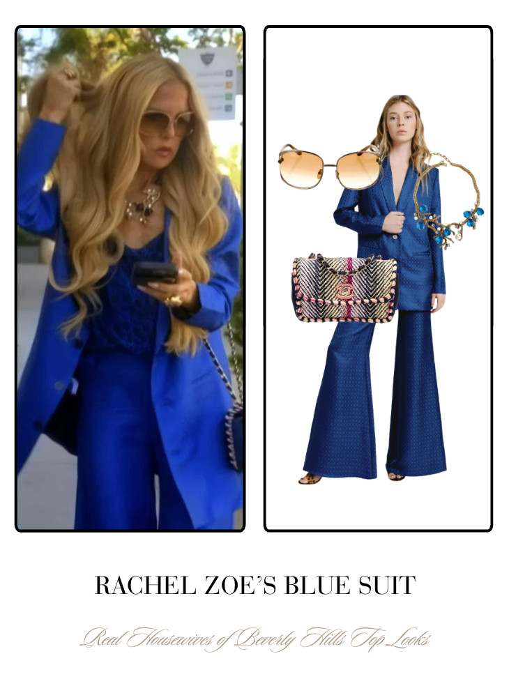 Rachel Zoe's Blue Suit is by Adriana Iglesias // Shop Similar 

 