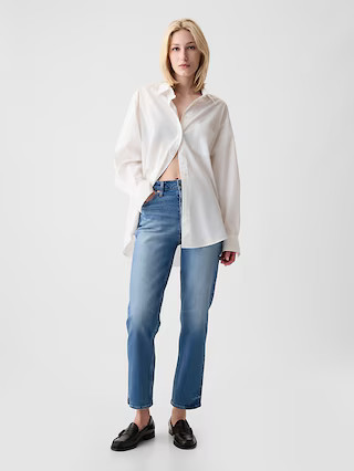 High Rise Cheeky Straight Jeans | Gap (US)