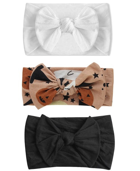 Trick or Treat Halloween Bamboo Baby Headband Gift Set | Emerson and Friends
