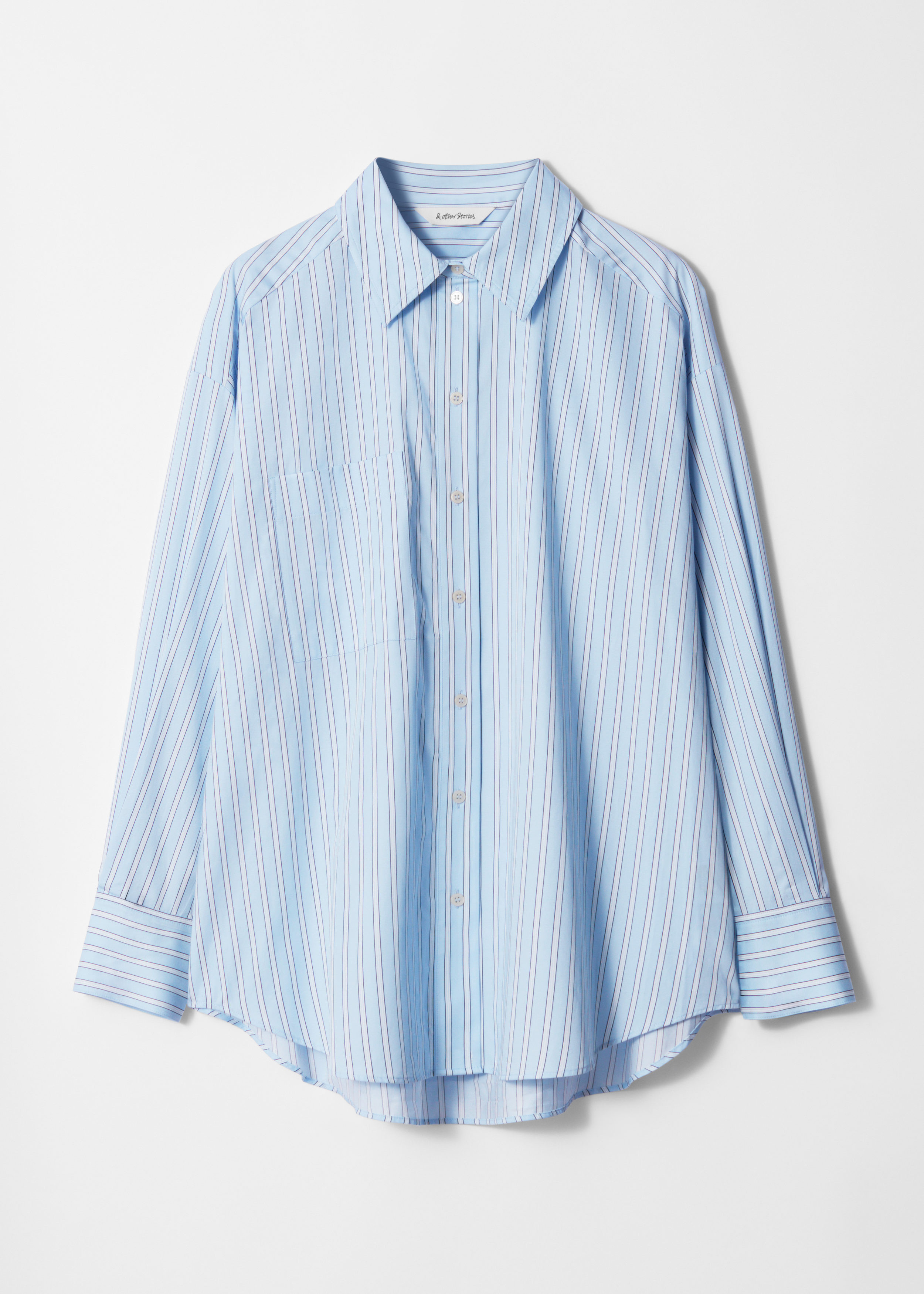 Oversized-Hemd - Hellblau/Gestreift - & Other Stories DE | & Other Stories EU