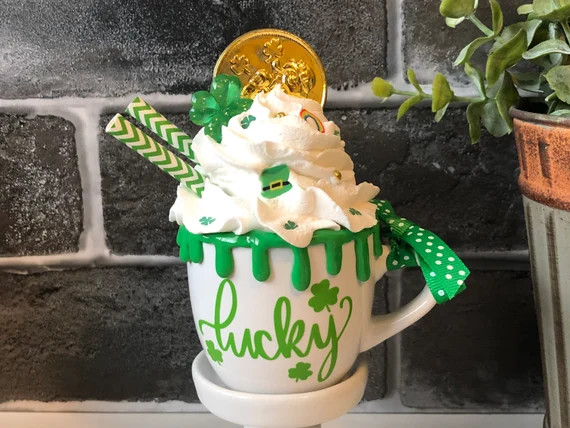 St. Patricks Day Mug Mini Espresso Mini Mugs Tiered Tray | Etsy | Etsy (US)