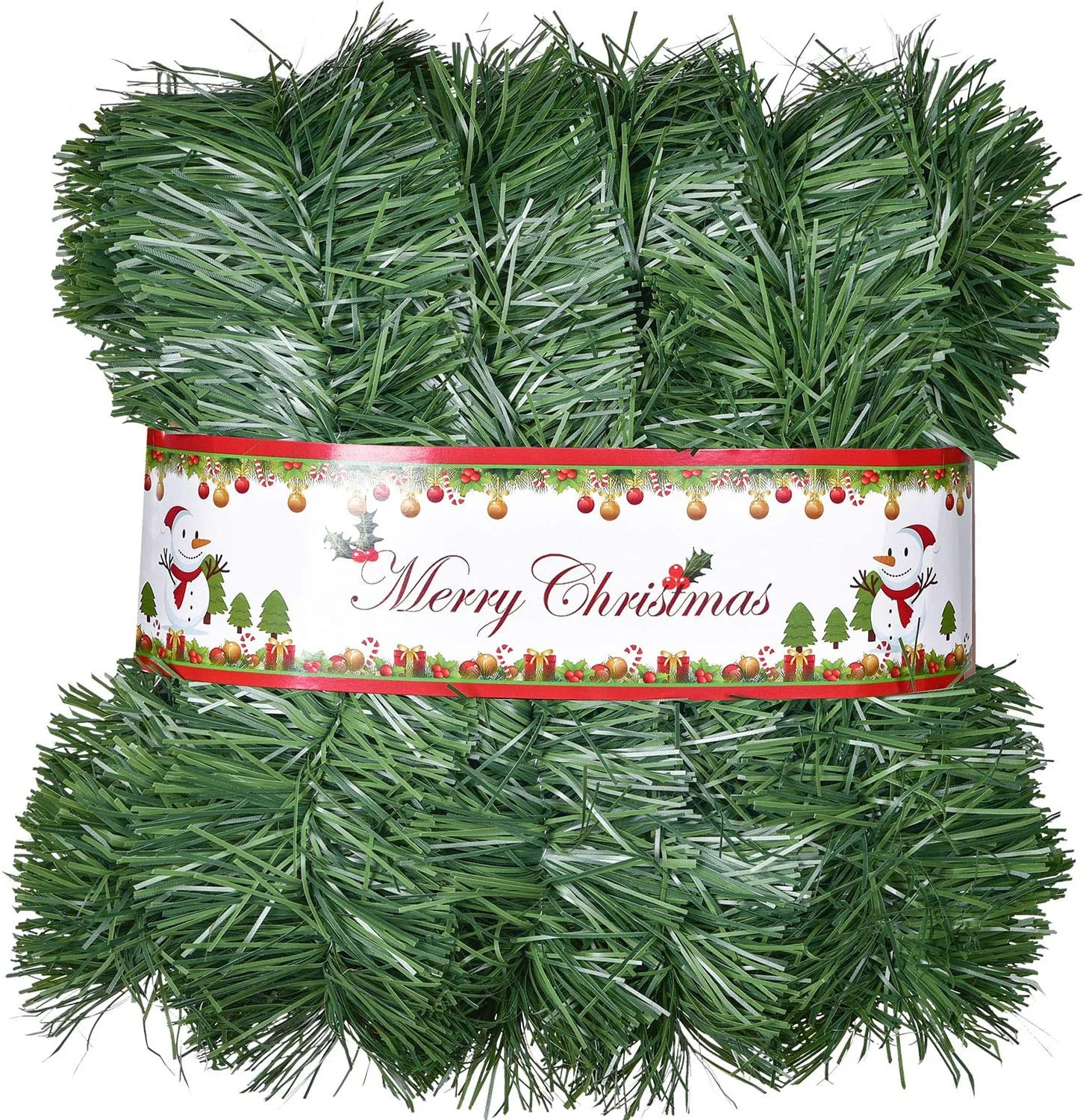 Coolmade 33 ft Christmas Garland for Christmas Decorations, Green | Walmart (US)