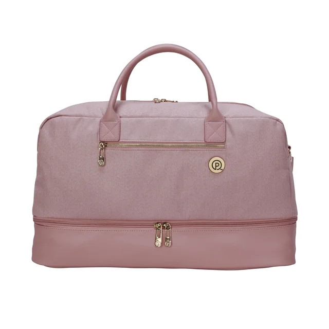 Protege 21" Drop-Bottom Polyester Weekender Duffel Bag - Pearl Blush - Walmart.com | Walmart (US)