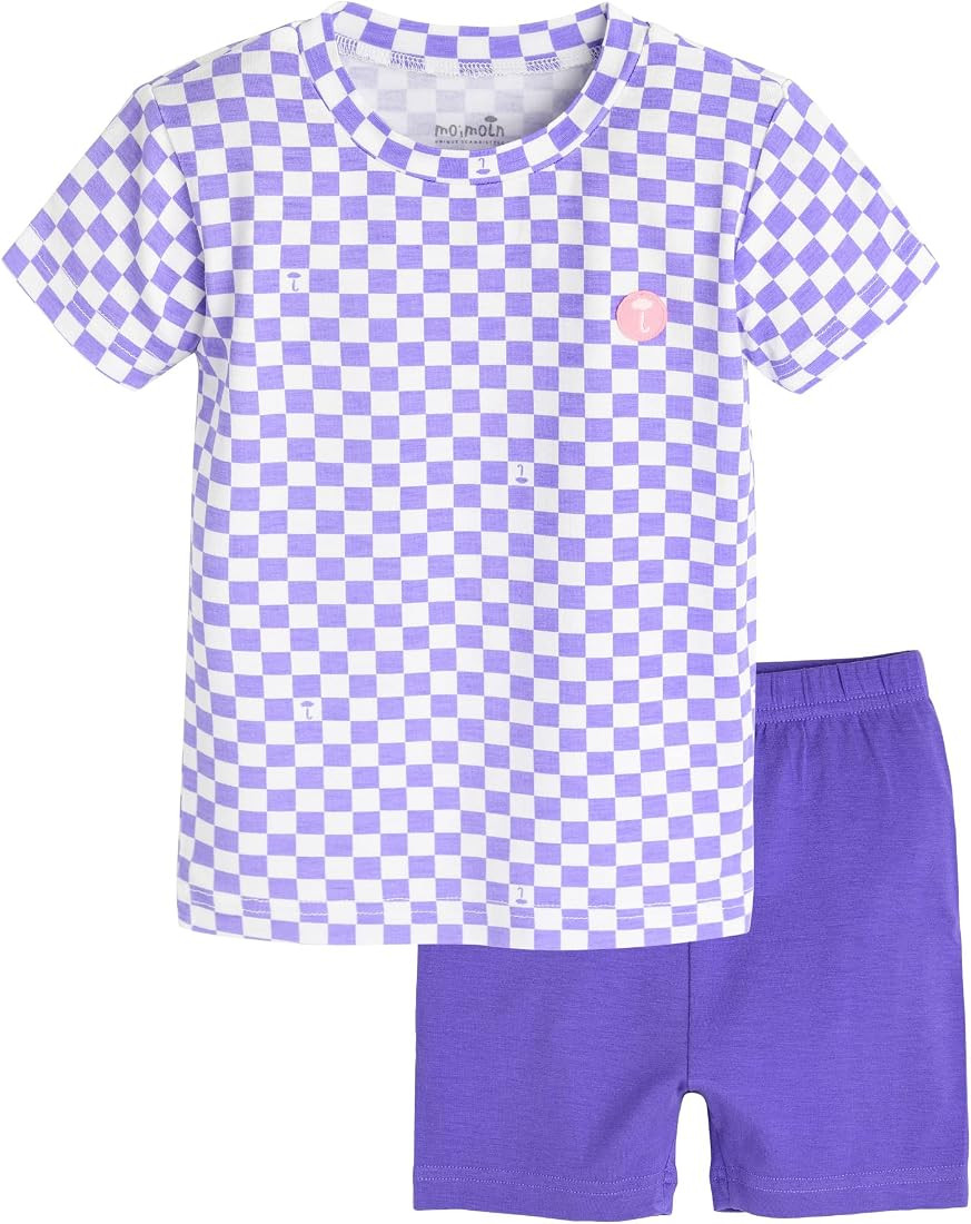 moimoln Baby Girls Boys Unisex lightweight cooling summer Viscose short-Sleeve Snug fit Pjs Pajam... | Amazon (US)