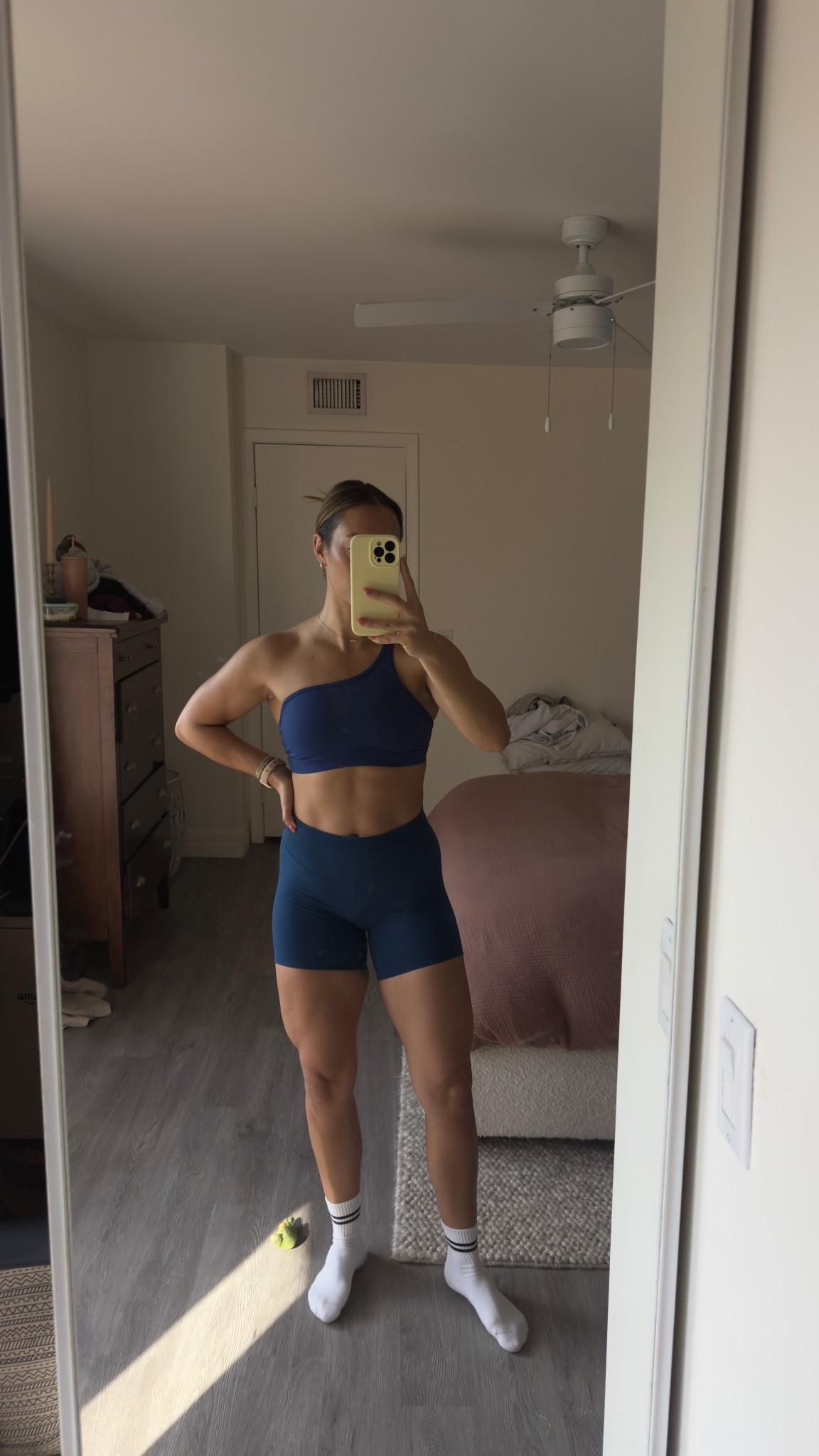 Pilates matching set of the day 💙

Wearing size small in both the sports bra and the shorts


Pilates outfit, matching set, matching workout set, pilates socks, Pilates ootd, gym workout set, what to wear to pilates 

#LTKActive #LTKfitnessgoals