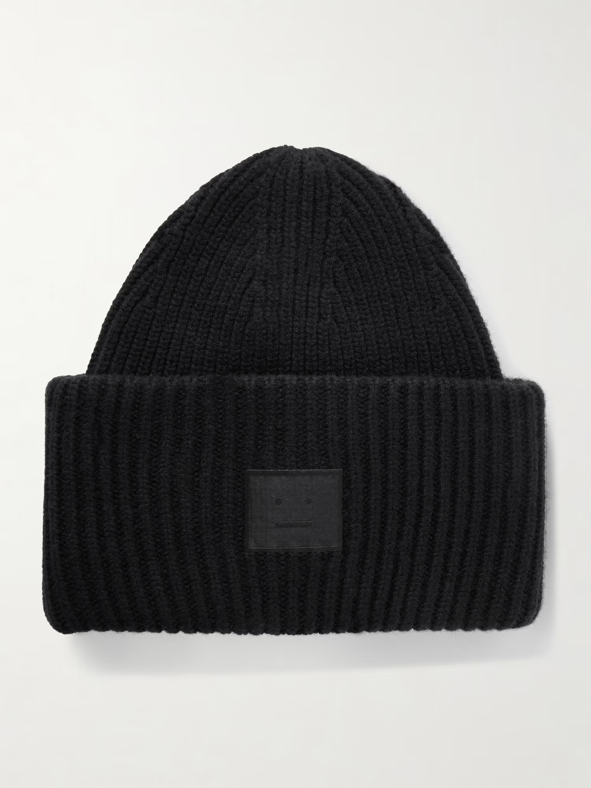 Appliquéd ribbed wool and yak hair-blend beanie | NET-A-PORTER (UK & EU)
