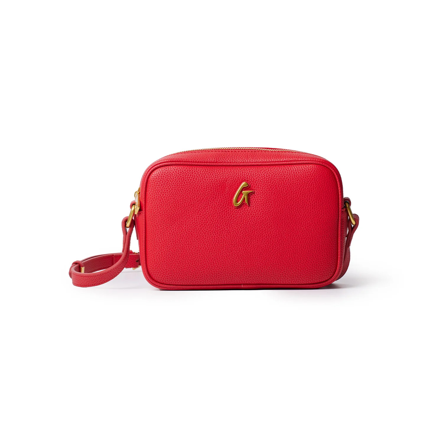 STANDARD PEBBLE CAMERA BAG - RED | Glam-Aholic Lifestyle