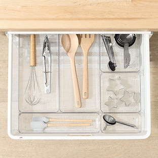 Everything Organizer&reg; Drawer Organizer Clear | The Container Store