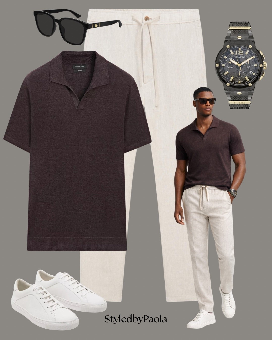 Effortless summer uniform 🤎 Linen pants + a rich brown polo = clean, elevated, and easy. Shop the full look through my link ✨

#LTKMens #LTKSeasonal #LTKU