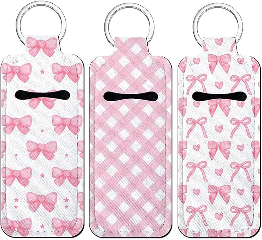 Chapstick Holder Key Chain Lip Balm Holder Keychain Cute Chapstick Holder Keychain Potable Chapst... | Amazon (US)