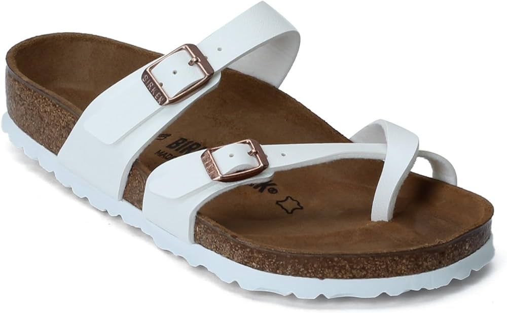 Birkenstock Women's Birko-Flor Mayari Black Bflr | Amazon (US)