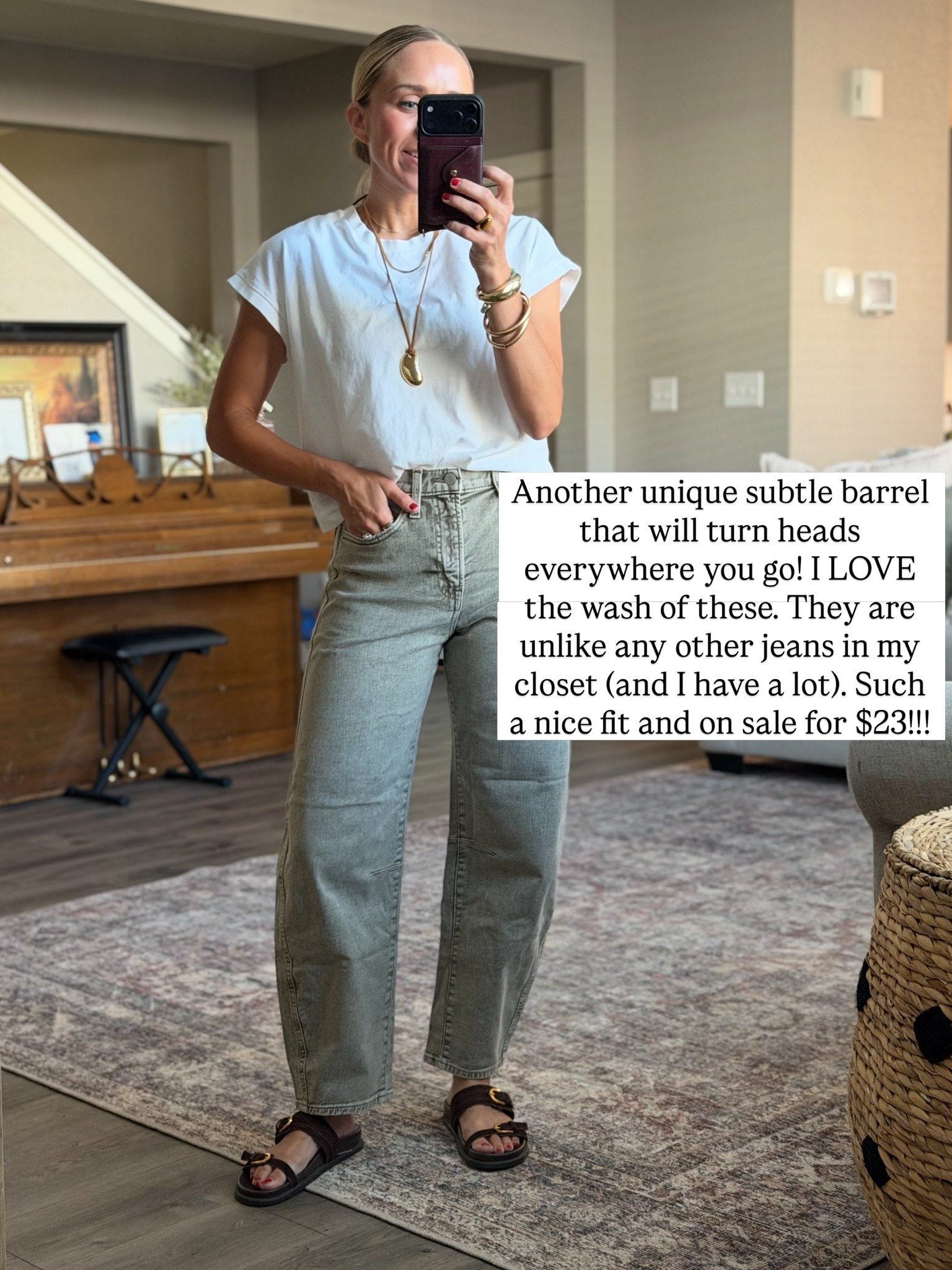 My most complimented jeans. 

I am a size small top and 2 or 26 bottoms.

#LTKgrwm #LTKmomlife #LTKootd
