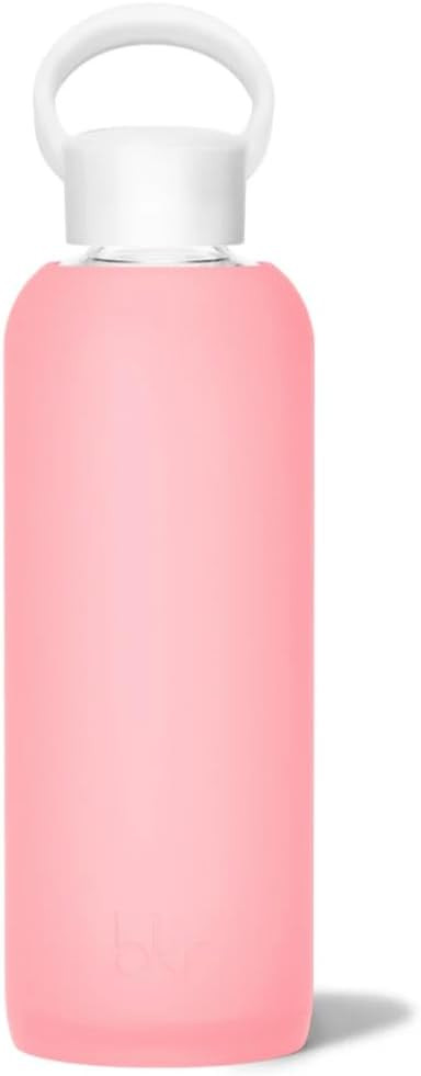 bkr - Demi Bottle - Reusable Glass Water Bottle - 650mL (22oz) - Fits Cup-Holders, Leakproof, Dur... | Amazon (US)