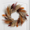 Click for more info about Mixed Harvest Pampas Wreath