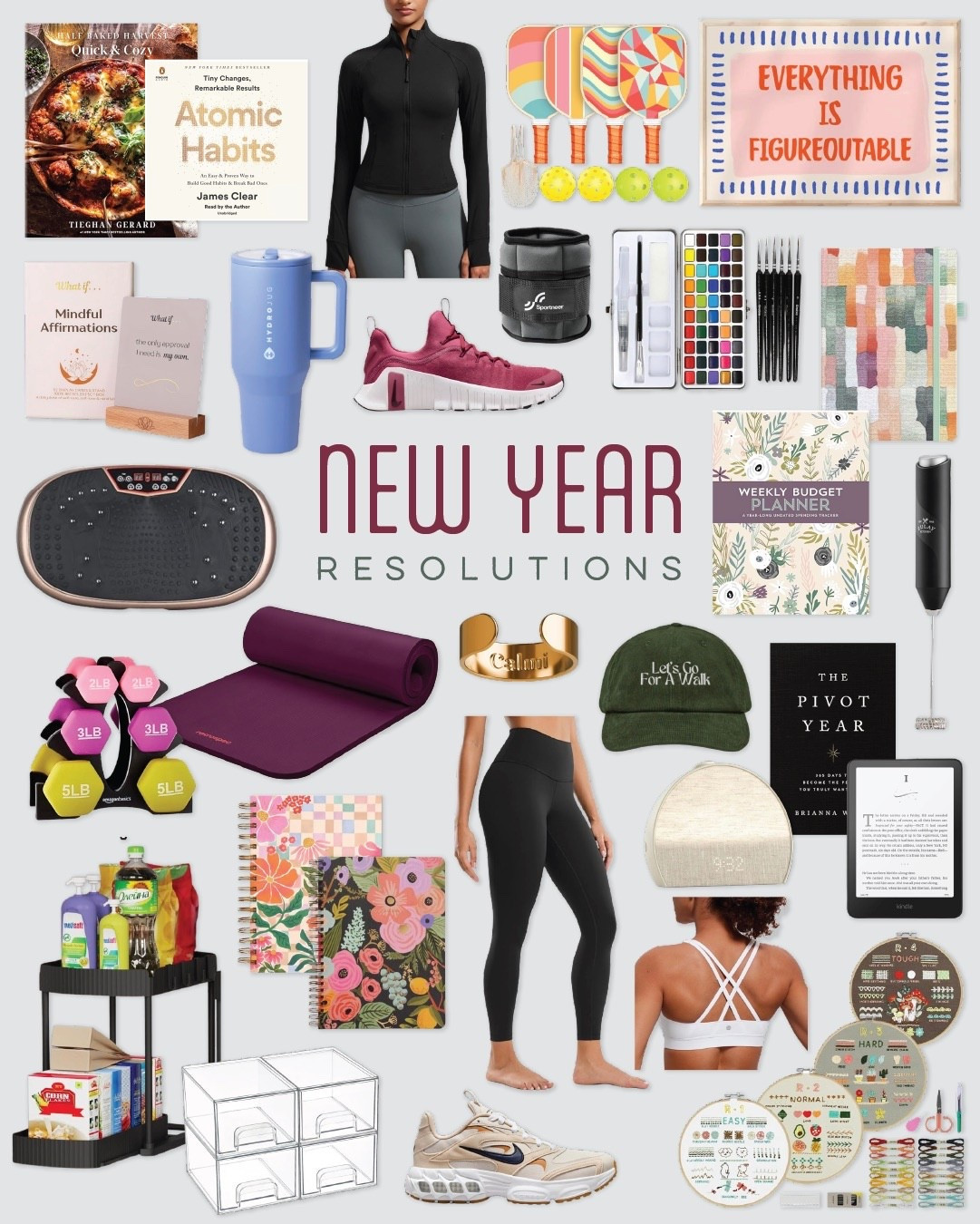 If your New Year resolutions include moving more, learning more, and feeling more you…start here! These favorites make goals way more fun.

#NewYearReset #GoalGetters #NewYearVibes #FreshStartFeels

#LTKmomlife #LTKfitnessgoals #LTKselfcare

#LTKSeasonal #LTKActive