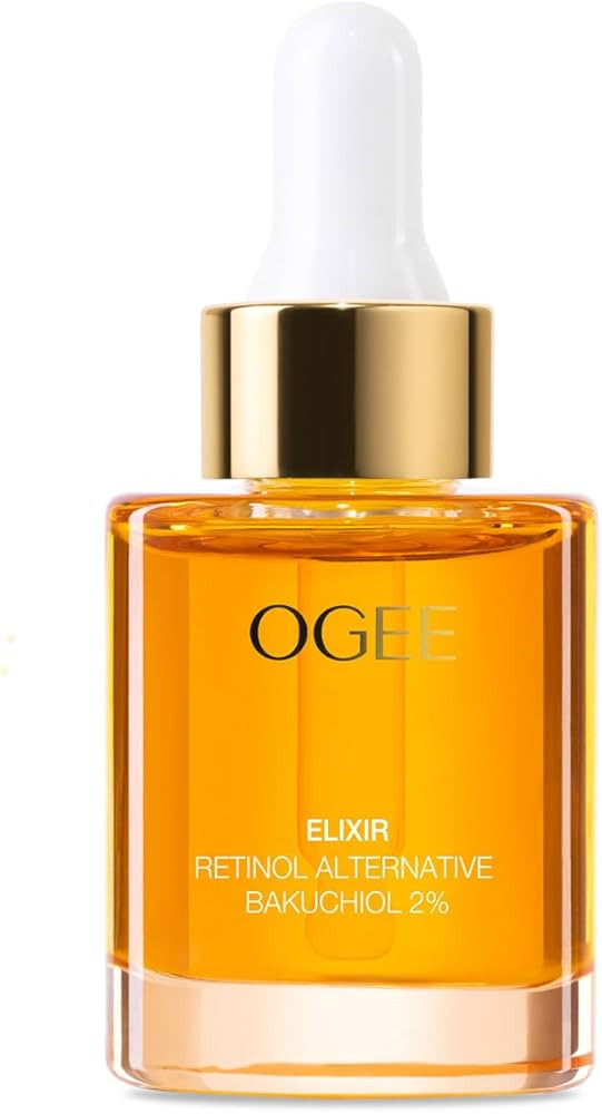 Ogee Natural Retinol Bakuchiol Serum 2% Elixir - Certified Organic Face Serum for Wrinkles and Fi... | Amazon (US)