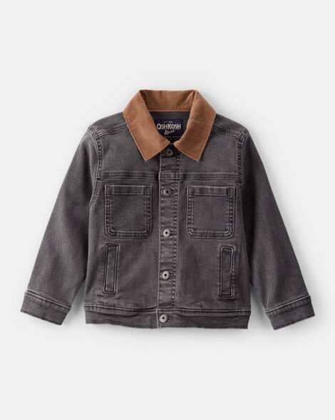 Toddler Boy Denim Long-Sleeve Fashion Jacket - Black | Carter's Inc