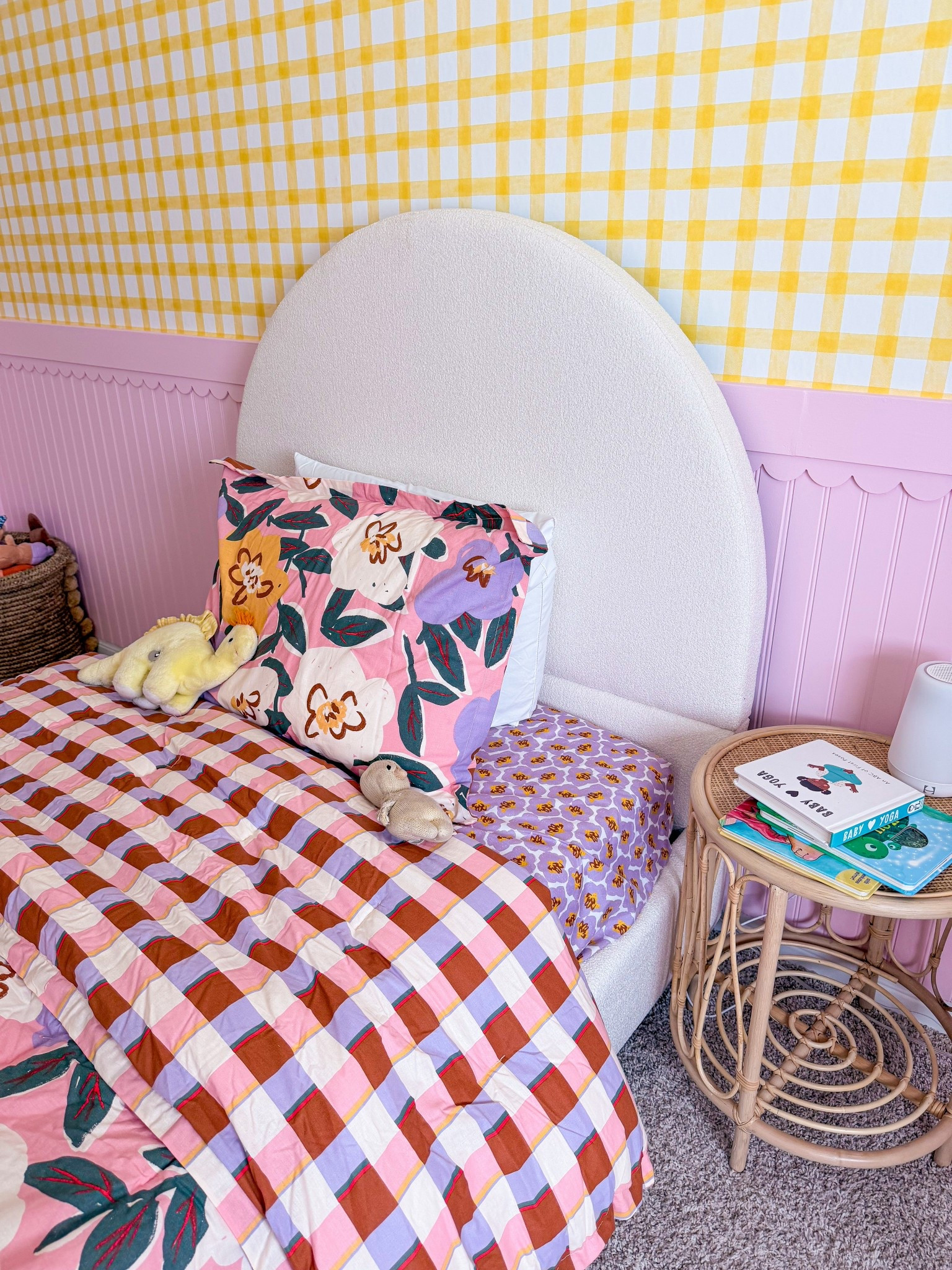 TODDLER BEDROOM: love how this space is turning into a colorful whimsical room for our daughters! This is what we used for Rizzo’s bed kid bed!

#LTKKids #LTKFindsUnder100 #LTKHome
