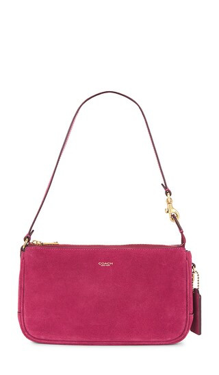 Suede Plaza Bag in Dark Fuchsia | Revolve Clothing (Global)
