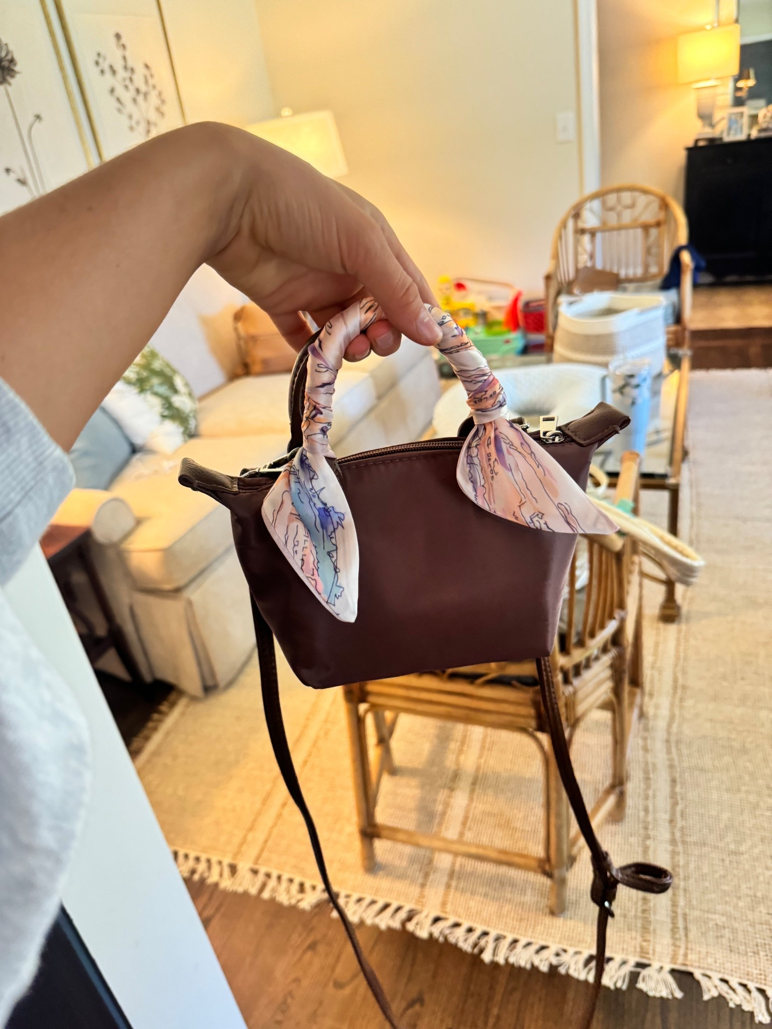 $12 Walmart tote and purse scarf👜

#LTKSaleAlert