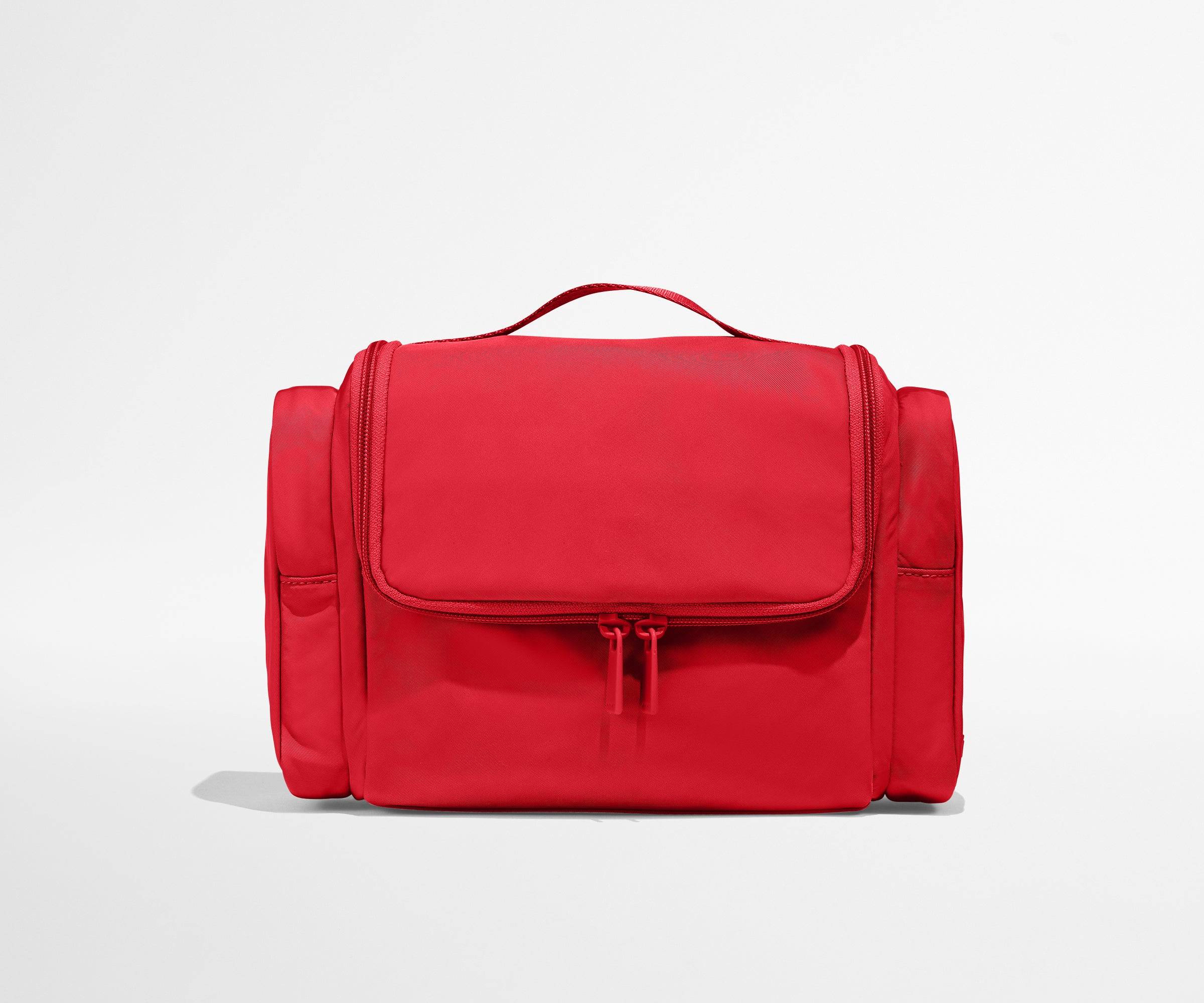 Hanging Featherlight Travel Vanity Toiletry Bag in Cherry Red | Away: Built for modern travel | Away