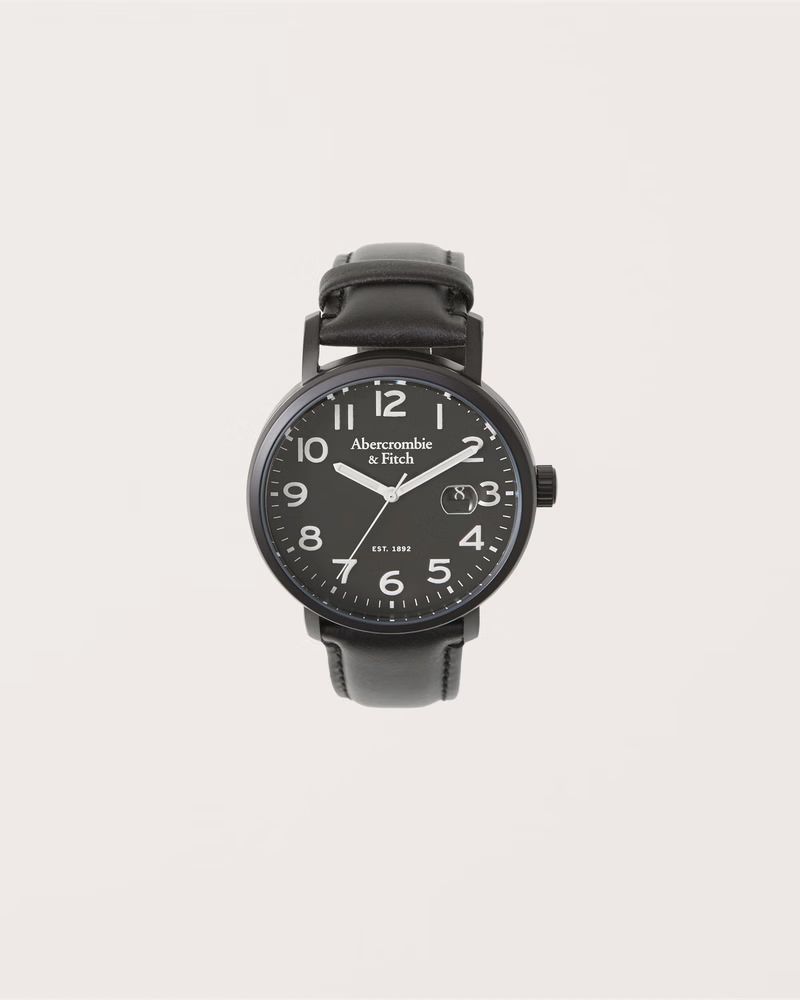 Leather-Strap Watch | Abercrombie & Fitch (US)