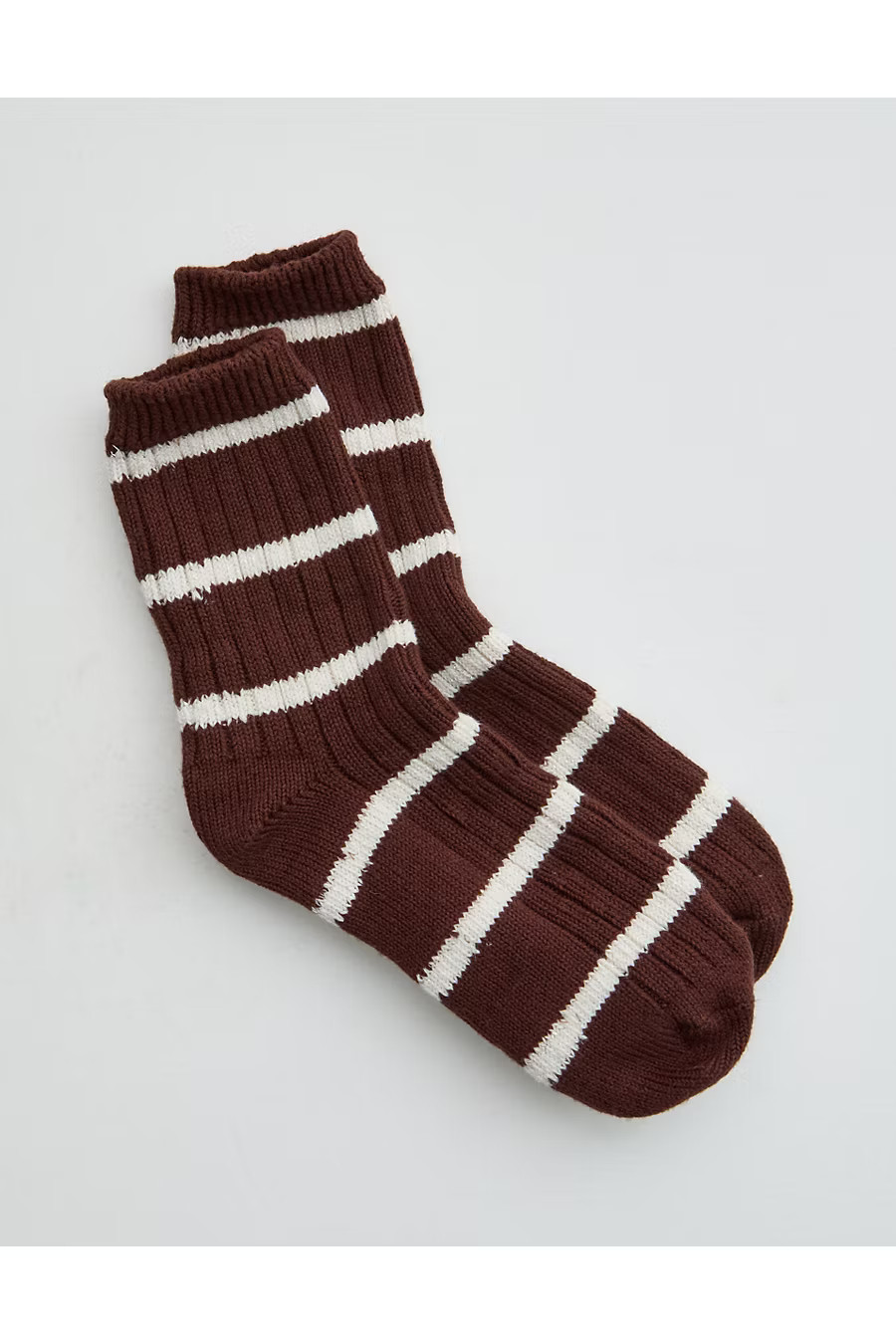 Aerie Chunky Lurex Stripe Crew Socks Women's Horizon One Size | Aerie
