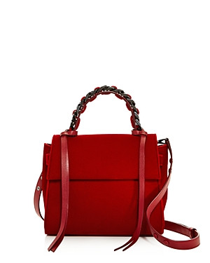 Elena Ghisellini Angel Small Velvet Satchel | Bloomingdale's (US)