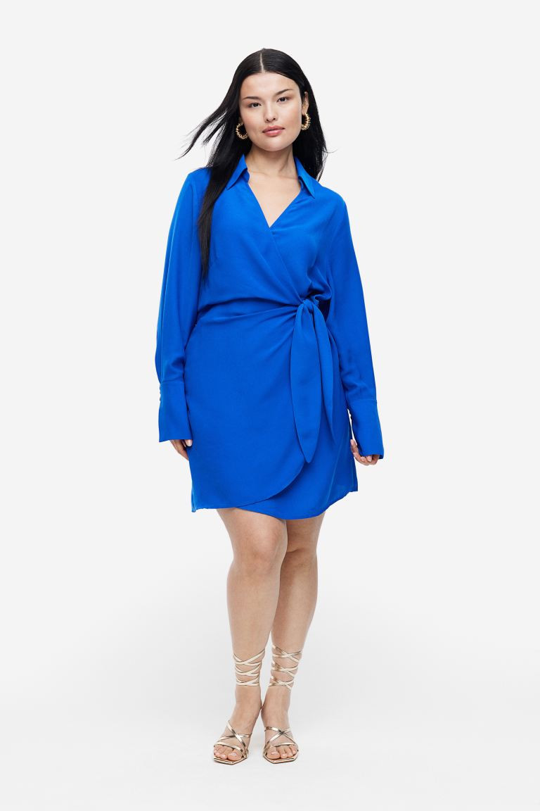 Crêped Wrap-front Dress | H&M (US + CA)