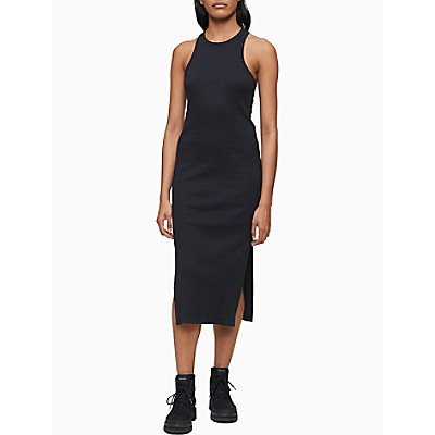 Solid Racerback Midi Tank Dress | Calvin Klein | Calvin Klein (US)