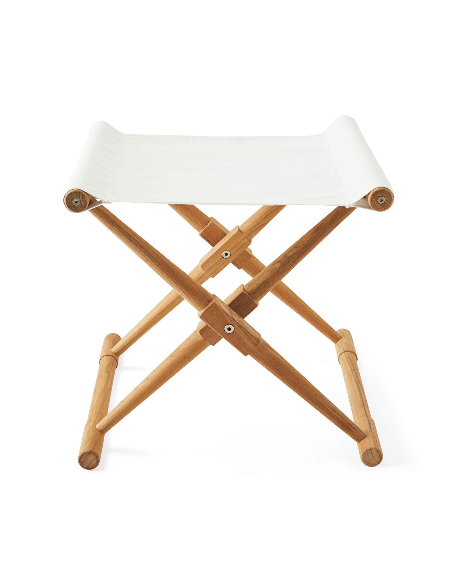 Teak Camp Stool | Serena and Lily