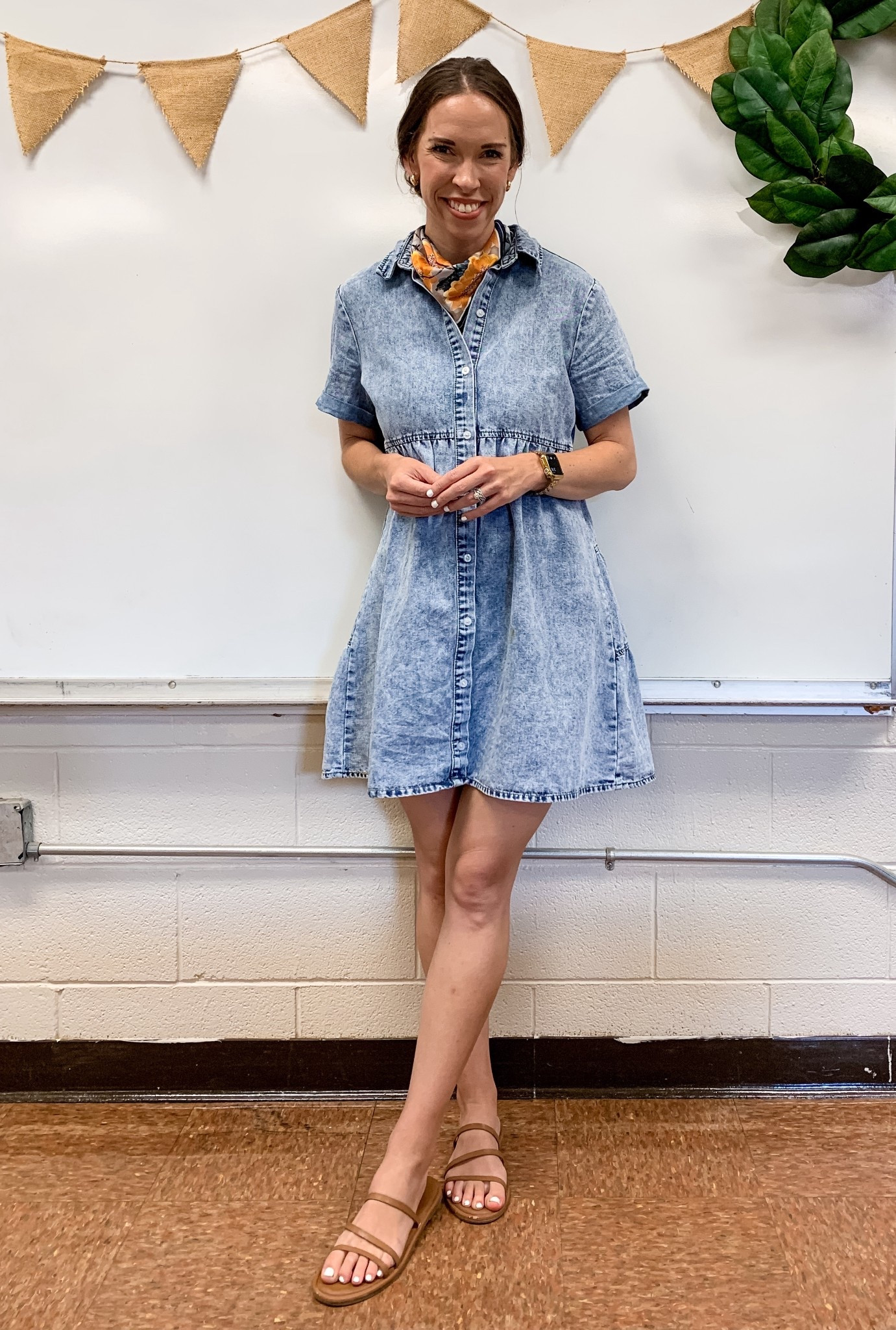 Wearing a small in the dress 

teacher outfit 

#LTKStyleTip #LTKFindsUnder50