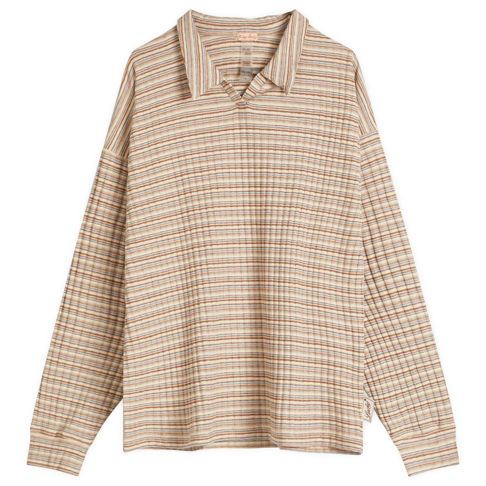 Fruity Booty Lucky Stripe Polo Top | END. Clothing