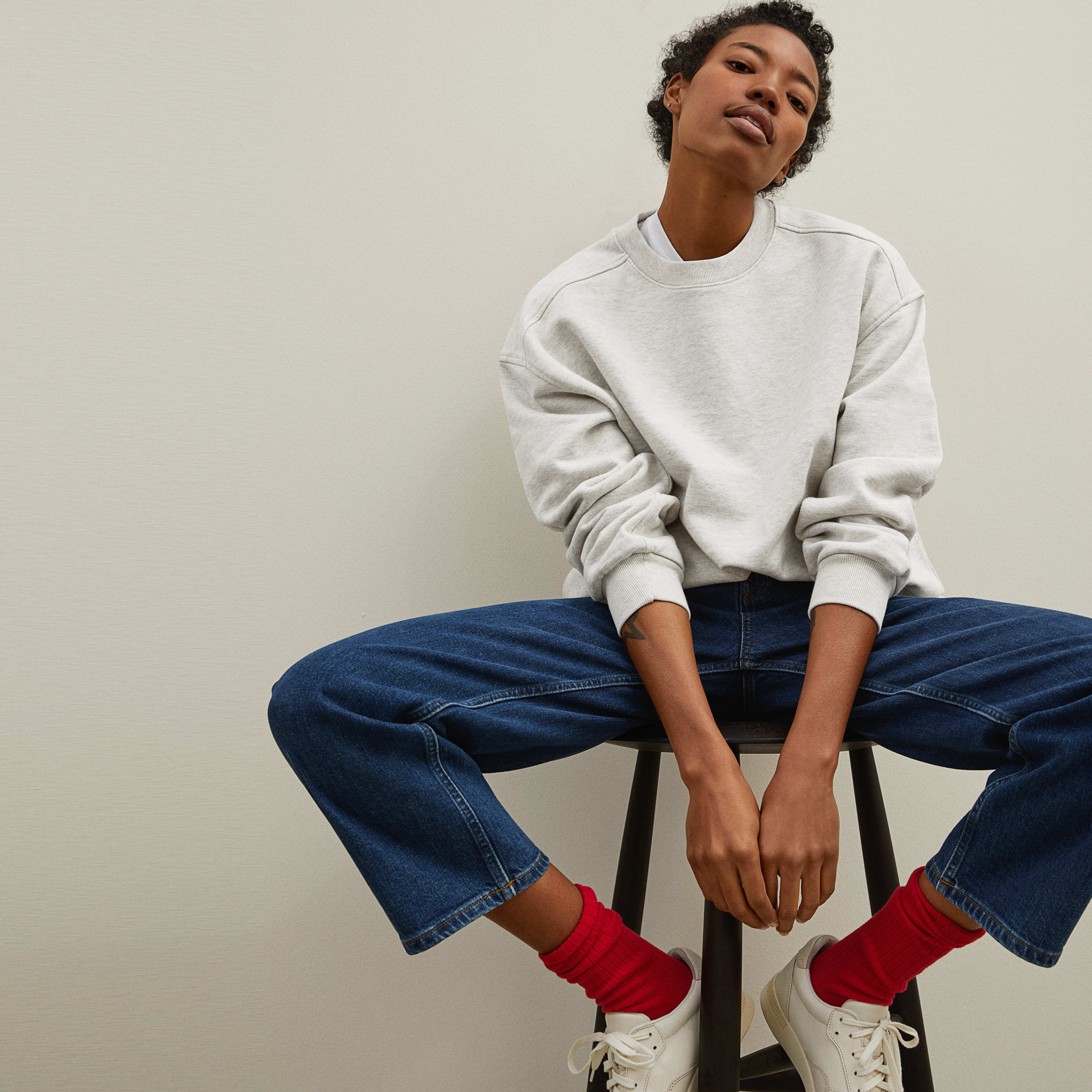 The Track Oversized Crew | Everlane