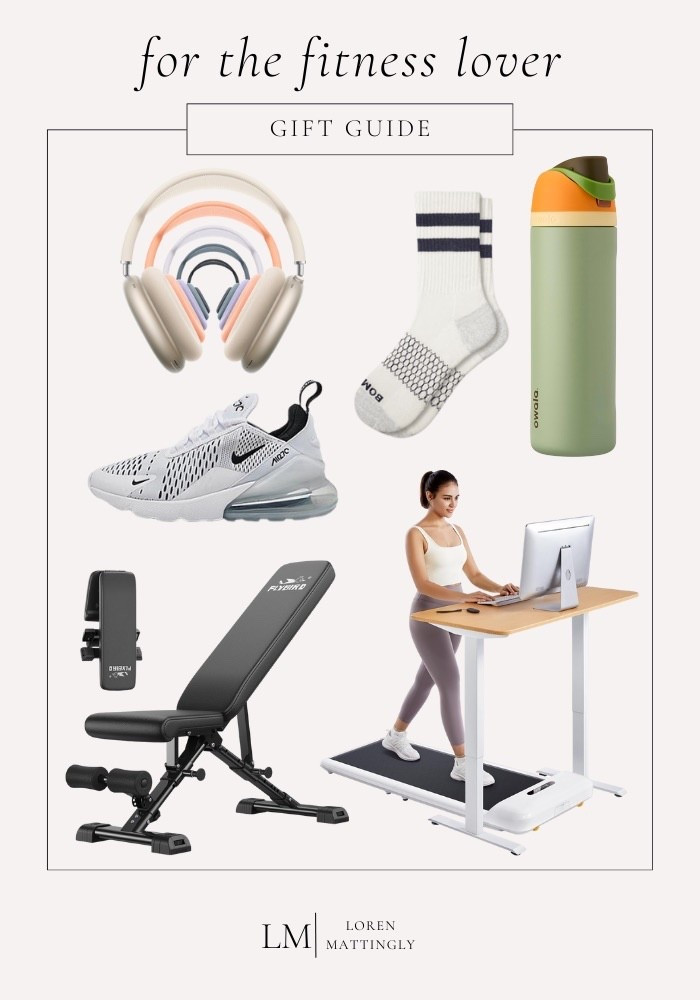 These are my favorite gifts for the fitness lover — whether she’s just getting started, strength training at home, or squeezing in movement during a busy day. 💪✨ These are the items I reach for constantly: supportive sneakers, the best walking pad, a solid bench, headphones, socks that don’t slip, and my go-to water bottle.

If you want to give a gift that feels motivating, practical, and genuinely helpful, this guide is full of ideas she’ll love (and actually use!).

Tap to shop + save this for later — more thoughtful gift guides coming your way 🤍

#FitnessGiftGuide #GiftsForTheFitnessLover #HolidayGiftGuide #WellnessGifts #WorkoutEssentials #WalkingPad #StrengthTraining #GiftIdeas2025 #LTKFit #LTKFinds

#LTKHoliday #LTKGiftGuide
