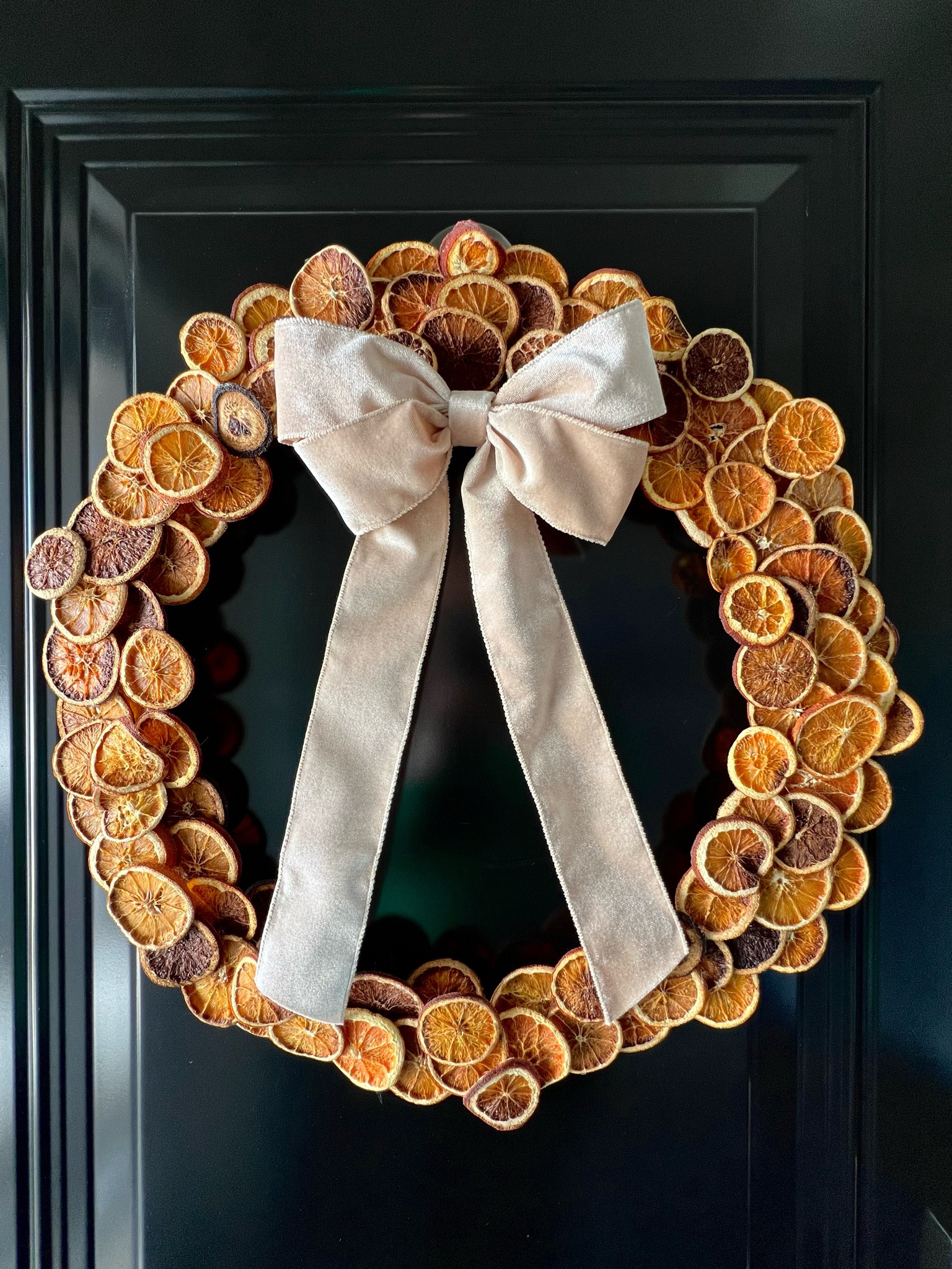 Dried orange wreath for fall decorating  

#LTKHoliday #LTKHalloween #LTKSeasonal