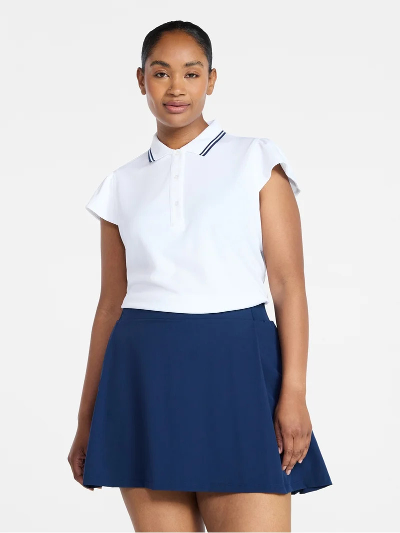 Avia Women's Golf Polo with Short Sleeves, Sizes XS-XXXL | Walmart (US)