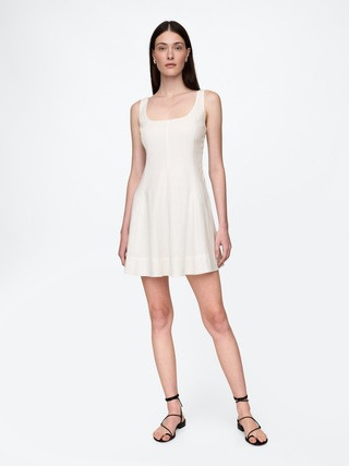 Linen-Blend Mini Dress | Gap (US)
