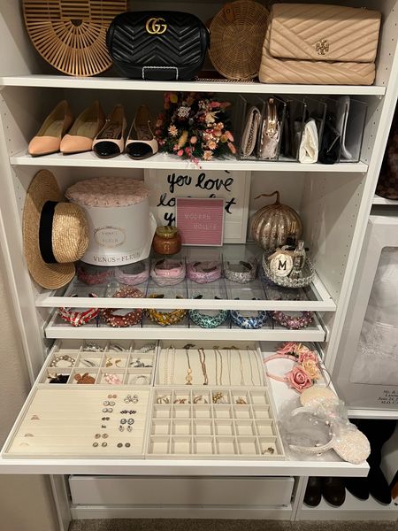 I added another pull out shelf in my closet and love it so much! These affordable jewelry trays are making a world of difference in keeping me organized.

#LTKbeauty #LTKstyletip #LTKcurves