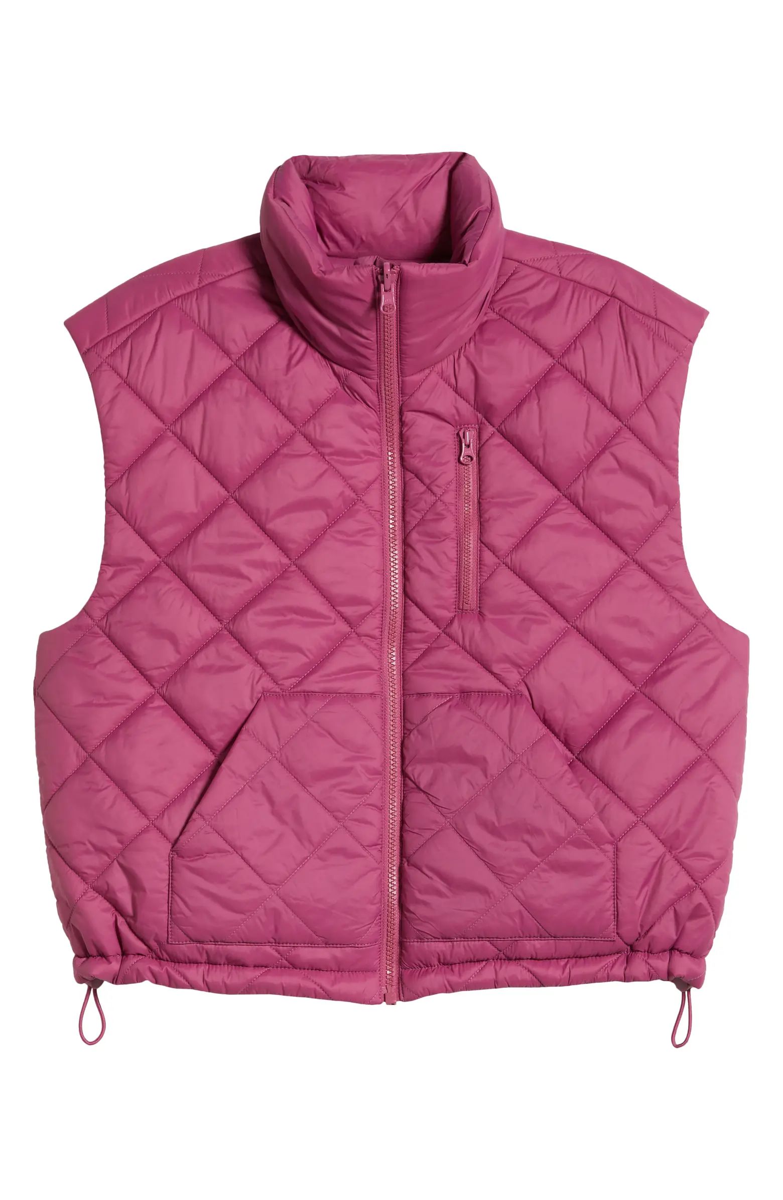 Reversible Quilted Nylon Puffer Vest | Nordstrom