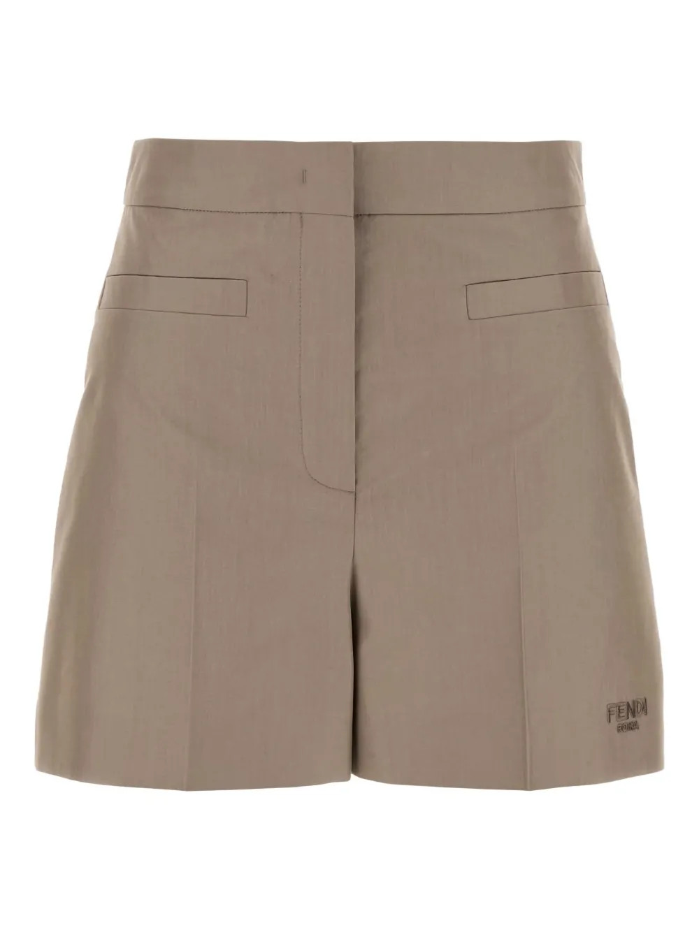 FENDI Logo Shorts | Neutrals | FARFETCH | Farfetch Global