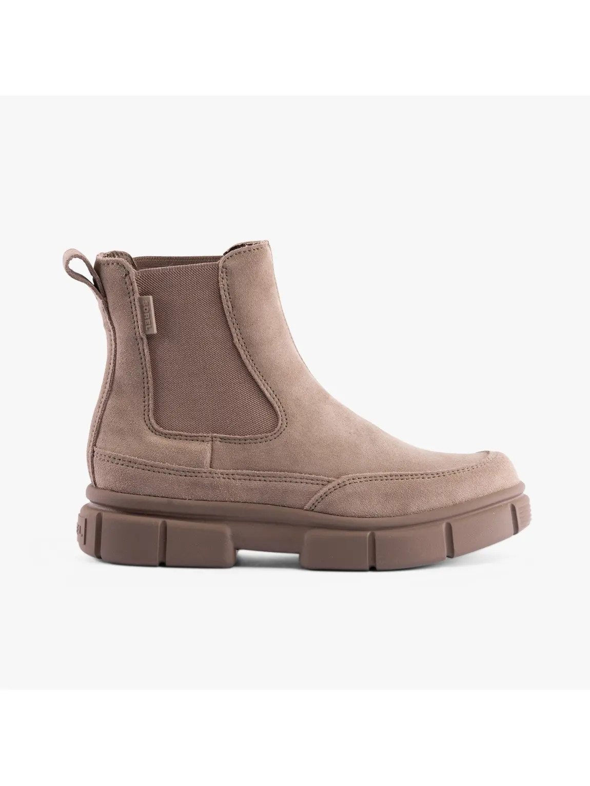 Brown Explorer Strt Ankle Flat Chelsea Boots | BrandAlley