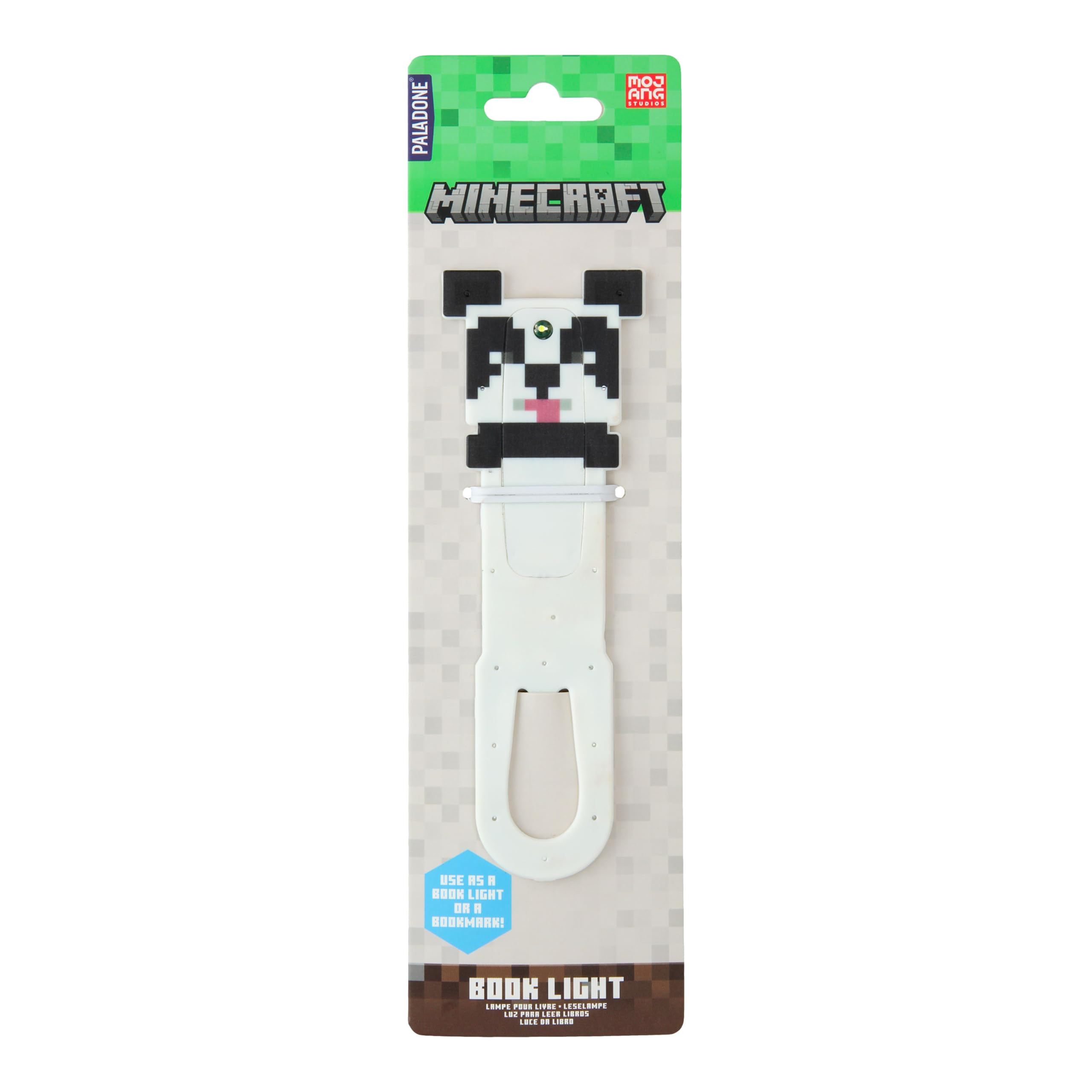 Paladone Minecraft Panda Clip-On LED Reading Light & Bookmark, Officially Licensed Gifts for Game... | Amazon (UK)
