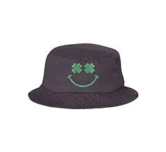 Go All Out Adult Shamrock Smiling Face | Positive, Happy, Smile Embroidered Cap Dad Hat | Amazon (US)