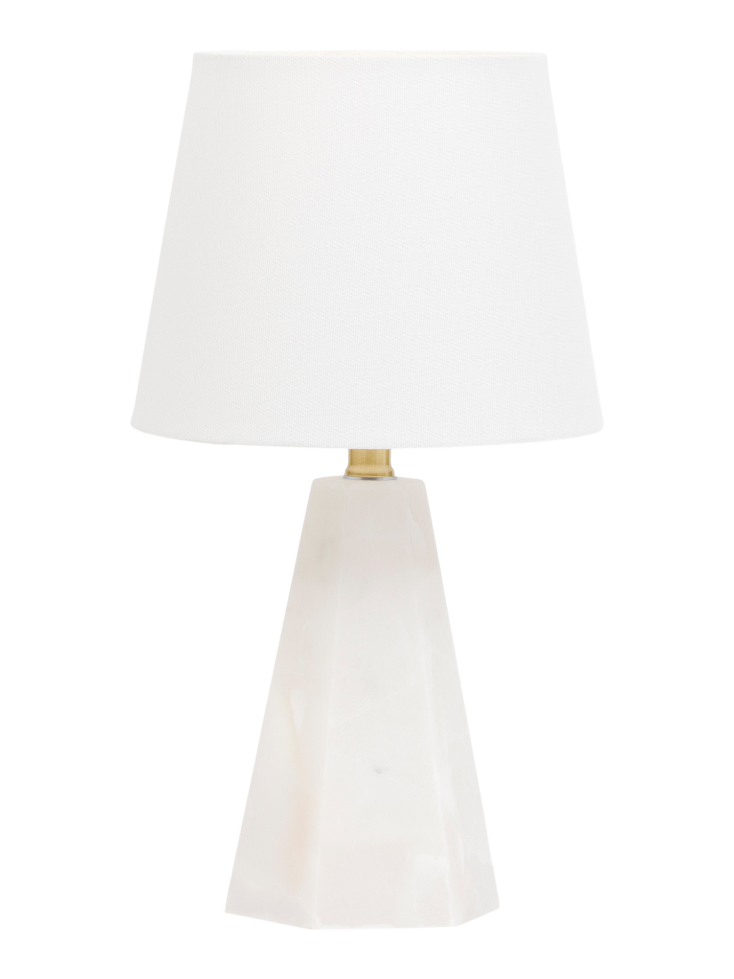 17in Rechargeable Cordless Alabaster Table Lamp With Linen Shade | Bedroom | Marshalls | Marshalls