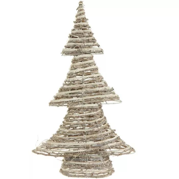 Raz Imports 18.5" Gray and White Glittered Artificial Christmas Tree Tabletop Decor | Target
