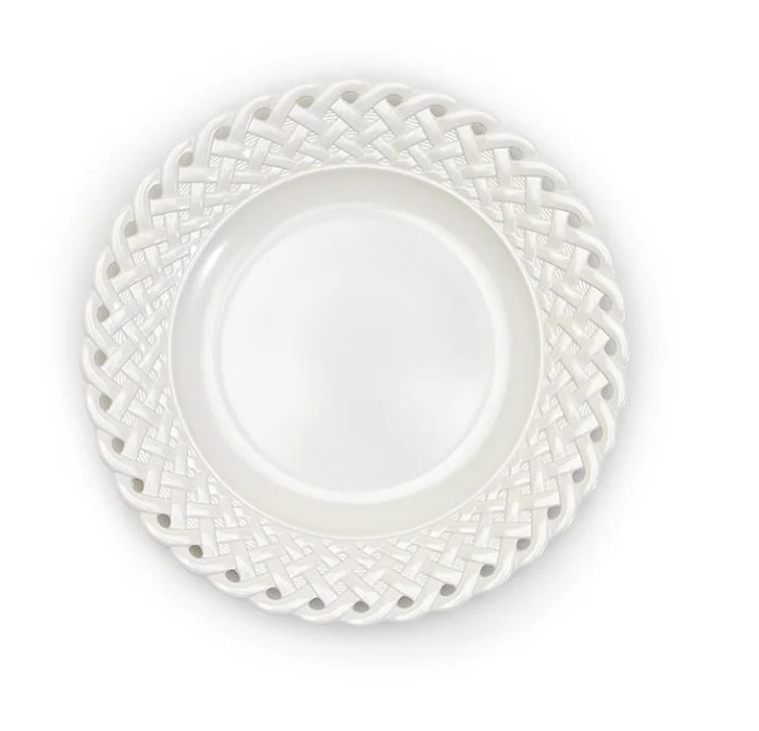 Lattice Melamine Salad Plate | House of Blum