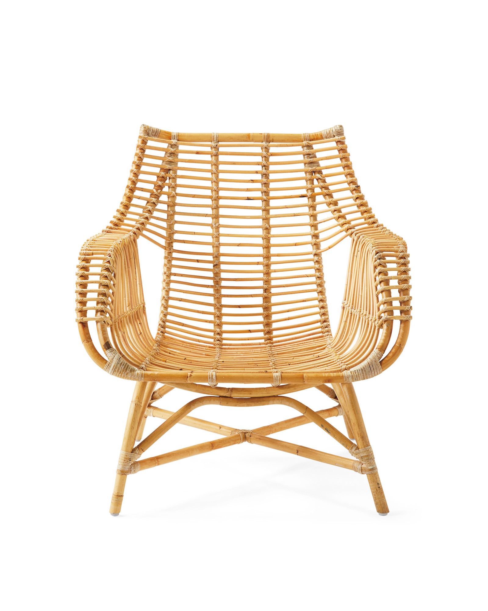 Venice Rattan Chair - Natural | Serena and Lily